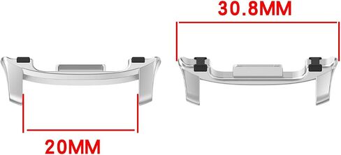 FitTurn Metal Watch Band Adapter/Clasp/ Connector Compatible with Samsung Galaxy watch 8 40mm/44mm/Classic Watch Models -Comes with Silicone particles will not shake Connect 22mm Quick release needle Strap in Saudi Arabia