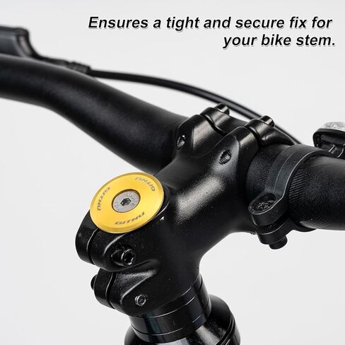 HARFINGTON Bike Headset Stem Top Cap Aluminum Alloy Cycling Headset Cover Stem with Bolt for MTB Road Mountain Bicycle in Saudi Arabia