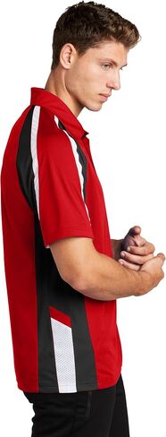 SPORT-TEK Men's Tricolor Micropique Sport Wick Polo in Saudi Arabia