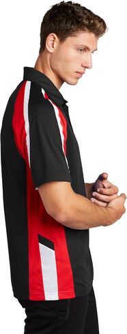 SPORT-TEK Men's Tricolor Micropique Sport Wick Polo in Saudi Arabia