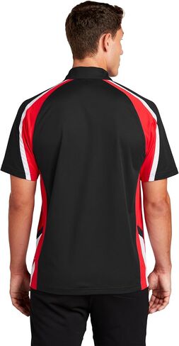 SPORT-TEK Men's Tricolor Micropique Sport Wick Polo in Saudi Arabia