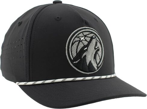 قبعة حبل مرخصة رسميًا من ZHATS NBA بأداء Snapback باللون الأسود in Kuwait