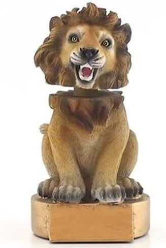 Decade Awards Lion Bobblehead Mascot Trophy - 6 Inch Tall | Engraved Lion Award - Customize Now in Saudi Arabia