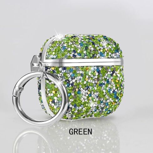 متوافق مع Apple Airpods 4 Case 2024 Glitter Cute Factions for AirPods iPod 4th Generation Bling Cover Cover Cover Cover for Women & Girls (Colorful) in Kuwait
