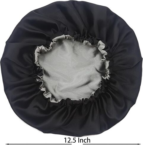 Satin Bonnet Silky Sleep Cap,Adjustable Hair Bonnet for Braids Curly Hair in Saudi Arabia
