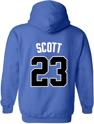 Ravens Basketball Movie #23 Nathan Scott One Tree Hill Jersey Style Men's Hoodie Sweatshirt in Kuwait