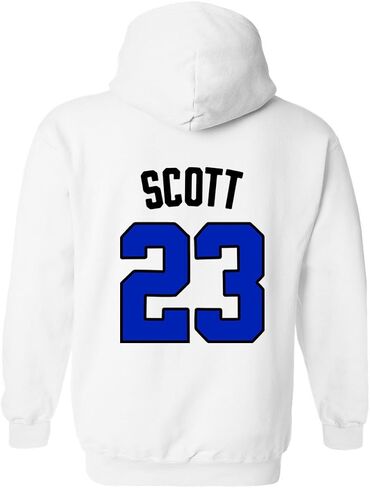 Ravens Basketball Movie #23 Nathan Scott One Tree Hill Jersey Style Men's Hoodie Sweatshirt in Kuwait