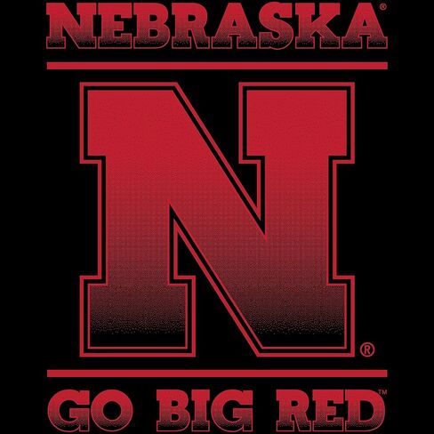 CornBorn Nebraska Cornhuskers Tshirt - Huskers Shirt - Block N Fade Nebraska Shirt in Saudi Arabia