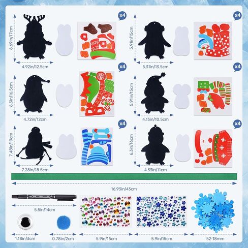 RUICNTE 24 مجموعات هالوين الحرف للأطفال ، وأمزاع البومة الرغوية DIY Fall Craft Kit مع القرع ، وأوراق الخريف ، وعيون googly ، و POM-POMS for Kids Gift Halloween عيد الشكر النشاط الفني in Kuwait