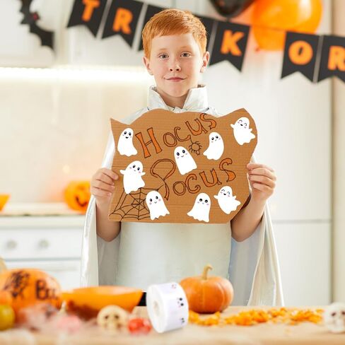 Whaline 1000Pcs Fall Thanksgiving Pumpkin Stickers Roll Pumpkin Shaped Decals Colorful Buffalo Plaid Pumpkin Pattern Self-Adhesive Sticker Autumn Sealing Labels for Fall Harvest Party Supply, 8 Design in Saudi Arabia
