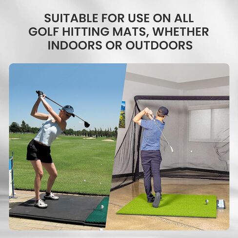 Amy Sport Golf تي شيرت مطاطي قابل للتعديل بقيمة 3 أو 6 عبوات، تي شيرت متين غير قابل للكسر لمحاكاة نطاق القيادة في الأماكن المغلقة، ارتفاع قابل للتعديل من 2.1 بوصة إلى 2.9 بوصة in Kuwait