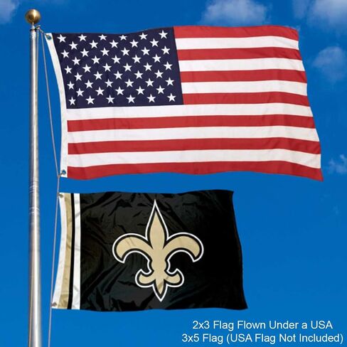 New Orleans Saints 2x3 Feet Flag in Saudi Arabia