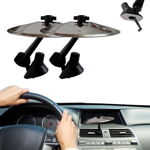 2PCS CAR CAR CAMBAL VENT-MINI GOLD CRASH CYMBAL للوحة القيادة للسيارات-ملحق موسيقي ممتع لعازفي الطبول ، عشاق الموسيقى-سهلة CLIP-ON DRUBALS ، الفولاذ المقاوم للصدأ ، لا توجد أدوات مطلوبة in Kuwait