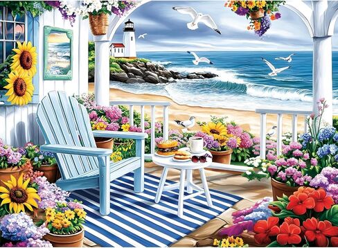 500 Piece Puzzle for Adult,Colorful Town Building Jigsaw Puzzle for Kids Adult Seniors,Landscape Lover Puzzle for Kids Ages 8-10 10-12,Challenging Family Game Great Gift for Family Friends,20.5*15 In in Saudi Arabia