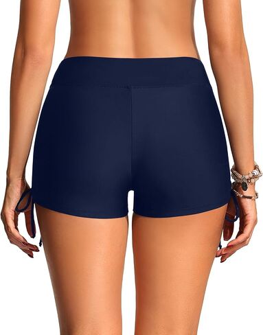 Tempt Me Women Swim Shorts High Waisted Bathing Suits Bottoms Tummy Control Swimsuit Boyshorts in Saudi Arabia