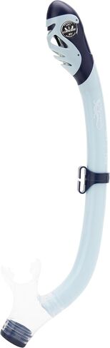 Cressi Youth Dry Snorkel - Light and Comfortable - with Splash Guard, Top Valve, and Silicone Mouthpiece - for Children Ages 5 to 15 - Iguana Dry in Saudi Arabia