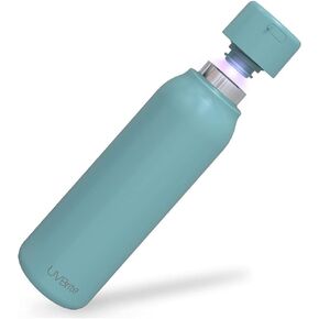 UVBRITE UV self-Cleaning and Water-Purifying Bottle TT-B02-18.6 Ounce Insulated Rechargeable Stainless-Steel Tumbler with Safety Lock Prevents Accidental Exposure Ideal for Outdoor and Emergency use in Saudi Arabia