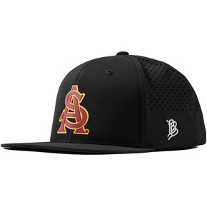 فواتير ذات علامة تجارية مرخصة رسميًا x Arizona State Sun Devils Flat Performance Collection ASU البيسبول المارون والذهبي PVC in Kuwait