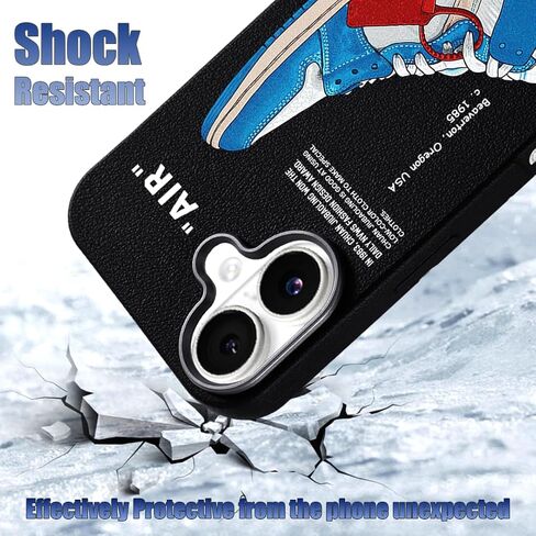 حالة هاتف رائع لـ iPhone 16E Case for Boys Men Sports Shoodroof Streat Street Aealthetic Designer Cases متوافقة مع iPhone 16E in Saudi Arabia