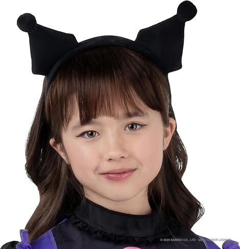 Hello Kitty و Friends Kuromi فستان Halloween الرسمي للشباب - فستان مطبوع بجودة عالية مع عقال in Saudi Arabia