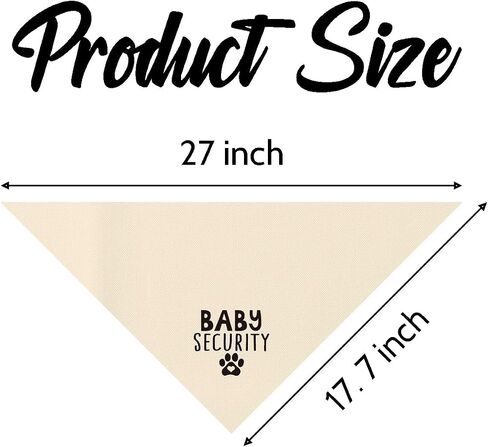 Baby Security Dog Bandana ، White Pet Dog Dicf Associory ، إعلان الحمل الكشف عن الطفل ، وشاح Triangle Dogs ، حيوانات أليفة للكلاب الصغيرة المتوسطة in Kuwait