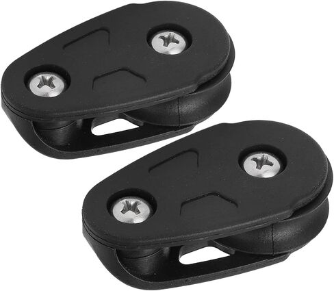 Qiilu Kayak Slide Rail Anchor Trolley Kit Heavy Duty Nylon Marine Pulley Block Sheave for Ship Yacht Canoe in Saudi Arabia