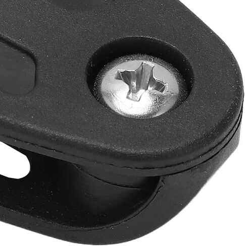 Qiilu Kayak Slide Rail Anchor Trolley Kit Heavy Duty Nylon Marine Pulley Block Sheave for Ship Yacht Canoe in Saudi Arabia