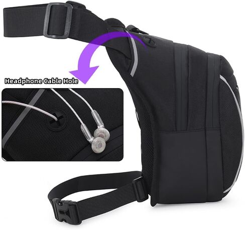 حقيبة ساق قطرة متعددة الاستخدامات للرجال والنساء - حقيبة الفخذ التكتيكية الصلبة المقاومة للماء مع الأشرطة القابلة للتعديل للأنشطة في الهواء الطلق والسفر والرياضة in Kuwait