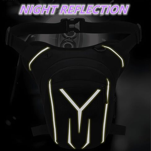 حقيبة ساق قطرة متعددة الاستخدامات للرجال والنساء - حقيبة الفخذ التكتيكية الصلبة المقاومة للماء مع الأشرطة القابلة للتعديل للأنشطة في الهواء الطلق والسفر والرياضة in Kuwait