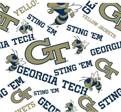 سترات Tervis Venture Lite Georgia Tech الصفراء - مصنوعة بالكامل في الولايات المتحدة الأمريكية، كوب سفر معزول بجدار مزدوج يحافظ على المشروبات باردة وساخنة، زجاجة مياه سعة 24 أونصة، كلاسيكية in Saudi Arabia