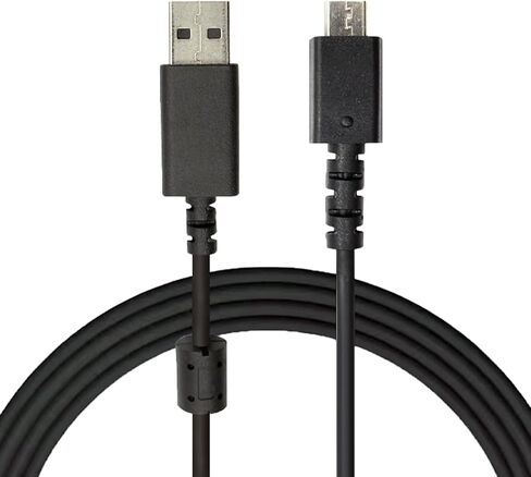USB Charging Cable (6 feet), Braided Nylon, Replacement for Logitech G502 Lightspeed Wireless Gaming Mouse / G915 RGB TKL Wireless Keyboard, USB to Micro in Kuwait