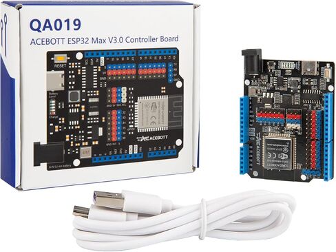 Leonardo R3 Board Atmega32u4 for Arduino, Leonardo Microcontroller Development Board with Type-C USB Cable, DIY Starter Kit, Input Voltage 7-12V, 16MHZ, 20 Digital 1/0 pins Support PWM, SRAM 2.5KB in Kuwait