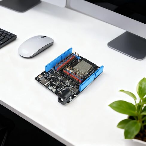 Leonardo R3 Board Atmega32u4 for Arduino, Leonardo Microcontroller Development Board with Type-C USB Cable, DIY Starter Kit, Input Voltage 7-12V, 16MHZ, 20 Digital 1/0 pins Support PWM, SRAM 2.5KB in Kuwait