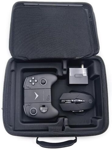 حقيبة تخزين محمولة الكل في واحد متوافقة مع GPD Pocket 4 Eva Hard Shell Case Storage Host Keyboard Stand Mouse Charger Grip Base (أسود) in Saudi Arabia