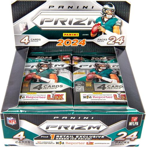 2024 Panini PRIZM NFL Football Trading Cards 24-Count Retail Box in Saudi Arabia