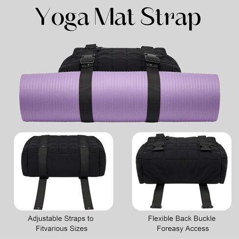 Small Gym Bag for Women, Puffy Sports Duffel Bag with Yoga Mat Holder, Gym Tote Bag with Wet Pocket & Coin Wallet, Carry on Bag for Workout Dance Pilates Ballet Swimming Travel in Saudi Arabia