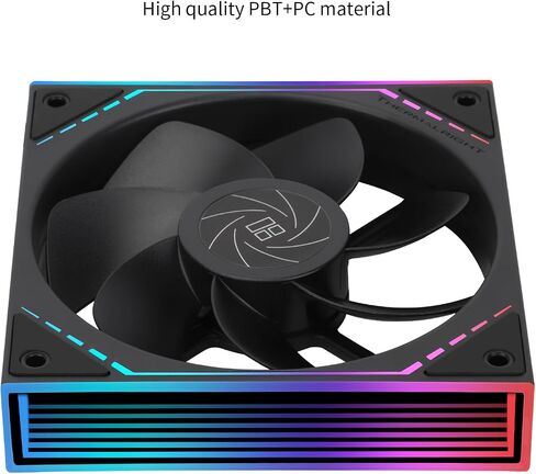 Thermalright TL-M12RW CPU Fan 120mm Case Cooler Fan ARGB, 4pin PWM Connector Silent Computer Fan with S-FDB Bearing,Desktop Cooling Fan has Side ARGB Mirror Light Effect, Inverted Fan(TL-M12RW) in Saudi Arabia