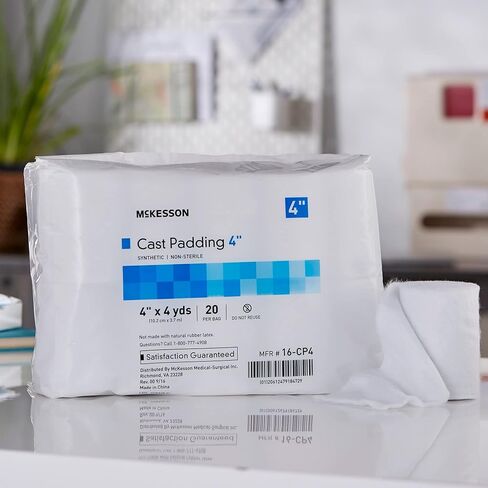 McKesson Cast Padding, Non-Sterile, Polyester, 6 in x 4 yds, 20 Count, 4 Packs, 80 Total in Saudi Arabia