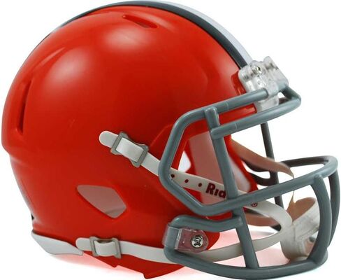 NFL Riddell Cleveland Browns Mini Speed Helmet - Orange in Saudi Arabia