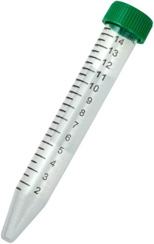 CELLTREAT 229496 15Ml Centrifuge Tube, Snap-Pop Lid - Bag, Sterile, Polypropylene (Pack of 500) in Saudi Arabia