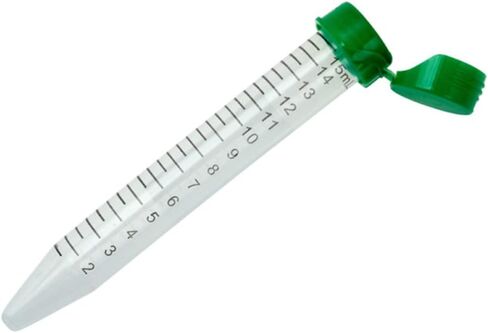CELLTREAT 229496 15Ml Centrifuge Tube, Snap-Pop Lid - Bag, Sterile, Polypropylene (Pack of 500) in Saudi Arabia