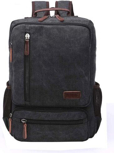 حقيبة الظهر القماشية القديمة ، مقاوم للمشي لمسافات طويلة ، حقائب الظهر Daypack Daypack للرجال والنساء يناسب 15.6 '' الكمبيوتر المحمول in Kuwait