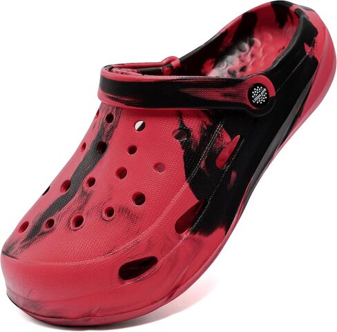 Kids Boys Girls Classic Camo Beach Clogs | Lightweight Water Sandals - Quick-Dry Non-Slip Light and Durable （Little Kid/Big Kid） in Saudi Arabia