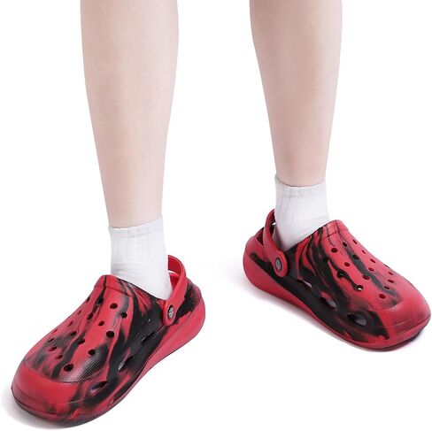 Kids Boys Girls Classic Camo Beach Clogs | Lightweight Water Sandals - Quick-Dry Non-Slip Light and Durable （Little Kid/Big Kid） in Saudi Arabia