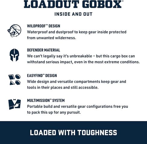 YETI LoadOut 15 GoBox Divided Cargo Case, King Crab in Kuwait