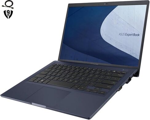 ASUS Expertbook B1 14 "FHD Laptop ، Intel Core I5-1135G7 Processor ، 16GB RAM 512GB PCIE SSD ، Wi-Fi 6 ، Bluetooth 5 ، لوحة المفاتيح الخلفية ، قارئ بصمات الأصابع ، Windows 10 Pro ، الدرجة العسكرية دائمة ، أسود أسود in Saudi Arabia