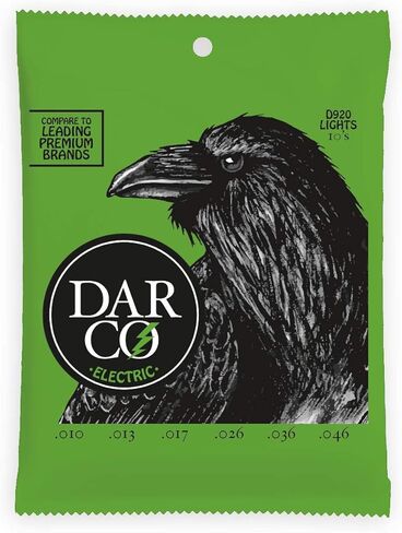 Darco® Electric Guitar Strings – Nickel, Light Gauge | Durable, High-Performance Strings at an Affordable Price | Bright Tone with Smooth Feel in Saudi Arabia