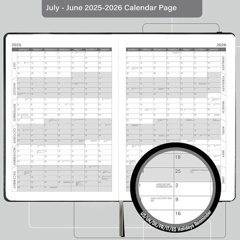 2026 كتاب المواعيد ومخططه - يناير 2026 - ديسمبر 2026 ، مخطط كل ساعة يوميًا 2026 ، 5.75 "× 8.25" ، فاصل زمني 60 دقيقة ، غطاء جلدي ناعم فو ، ورق مميز مع حامل القلم ، الجيب الداخلي - الذهب الوردي in Kuwait