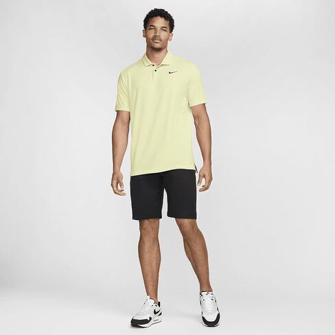 Nike Dri-FIT Tour Men's Golf Polo (Light Lemon Twist/Black, DV3123-736) Size X-Large in Saudi Arabia