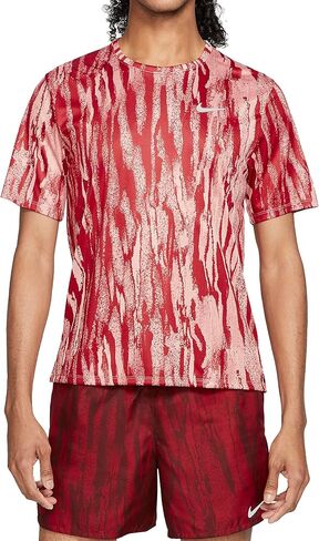 قميص الجري Nike Dri-FIT Miler Wild Run للرجال بأكمام قصيرة DA1194-685 مقاس L in Saudi Arabia